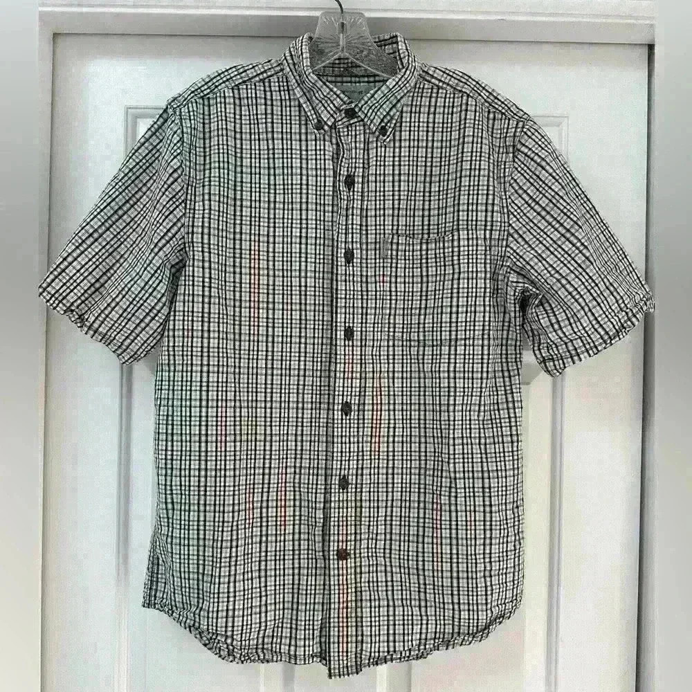 Carhartt Men's Medium 
100% Cotton Relaxed Fit Work‎ Or Casual Shirt!